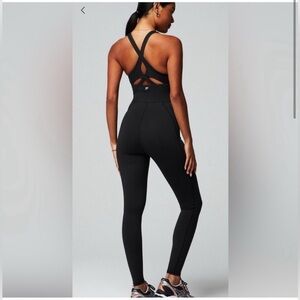 Define Powerhold Fabletics Black Jumpsuit